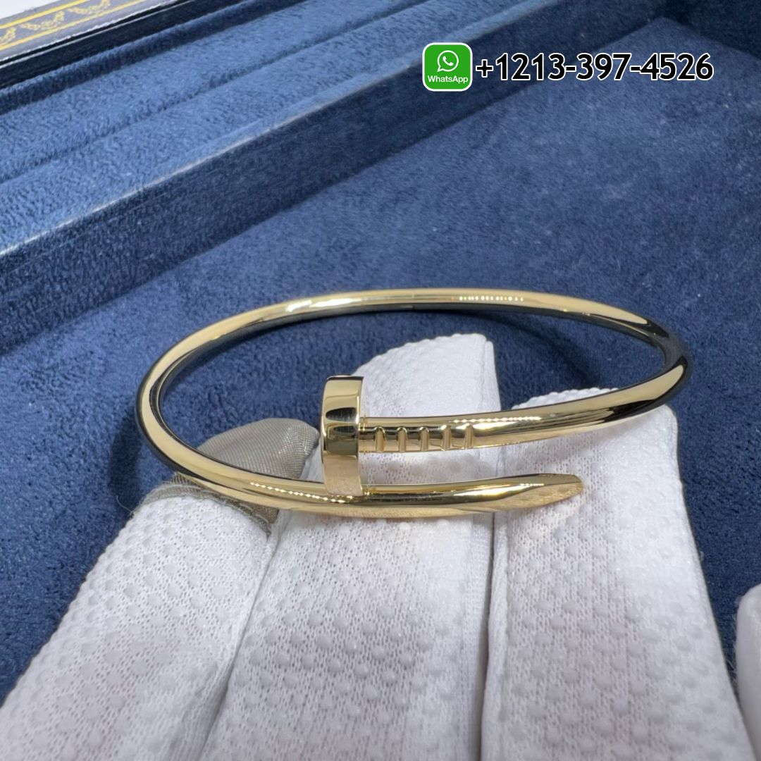 Cartier 18k Yellow Gold Plain Juste Un Clou Nail Bracelet B6048217