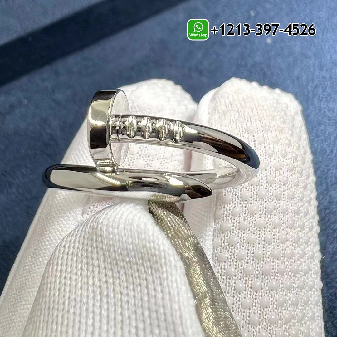 Cartier Juste un Clou Solid 18k White Gold Ring B4099200