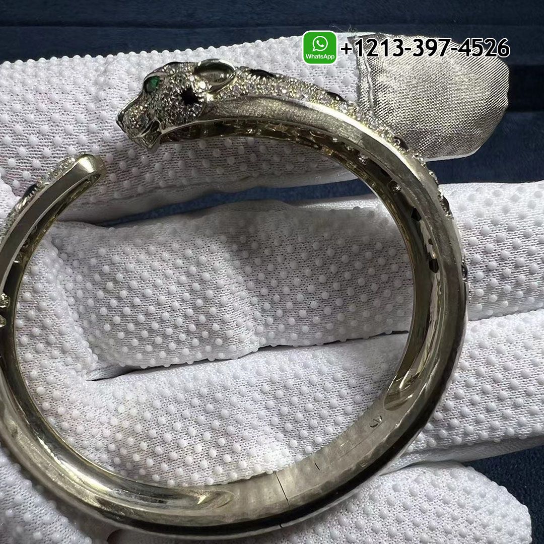 Cartier Panthère de Cartier Bracelet in 18k White Gold with 225 Diamonds N6715617