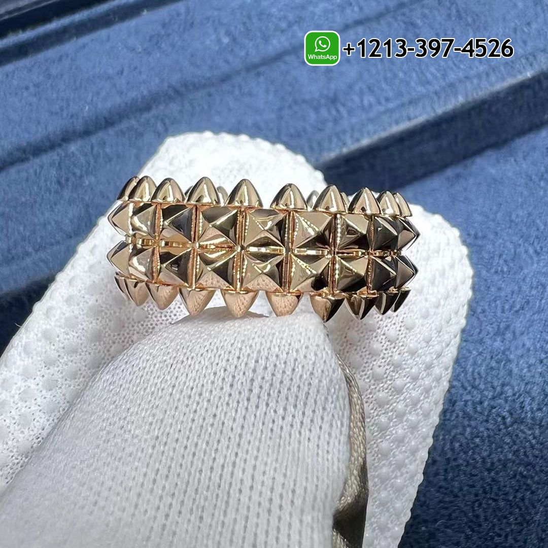 Cartier Pure 18k Yellow Gold 9.2mm Clash de Cartier Double-row Ring B4237800