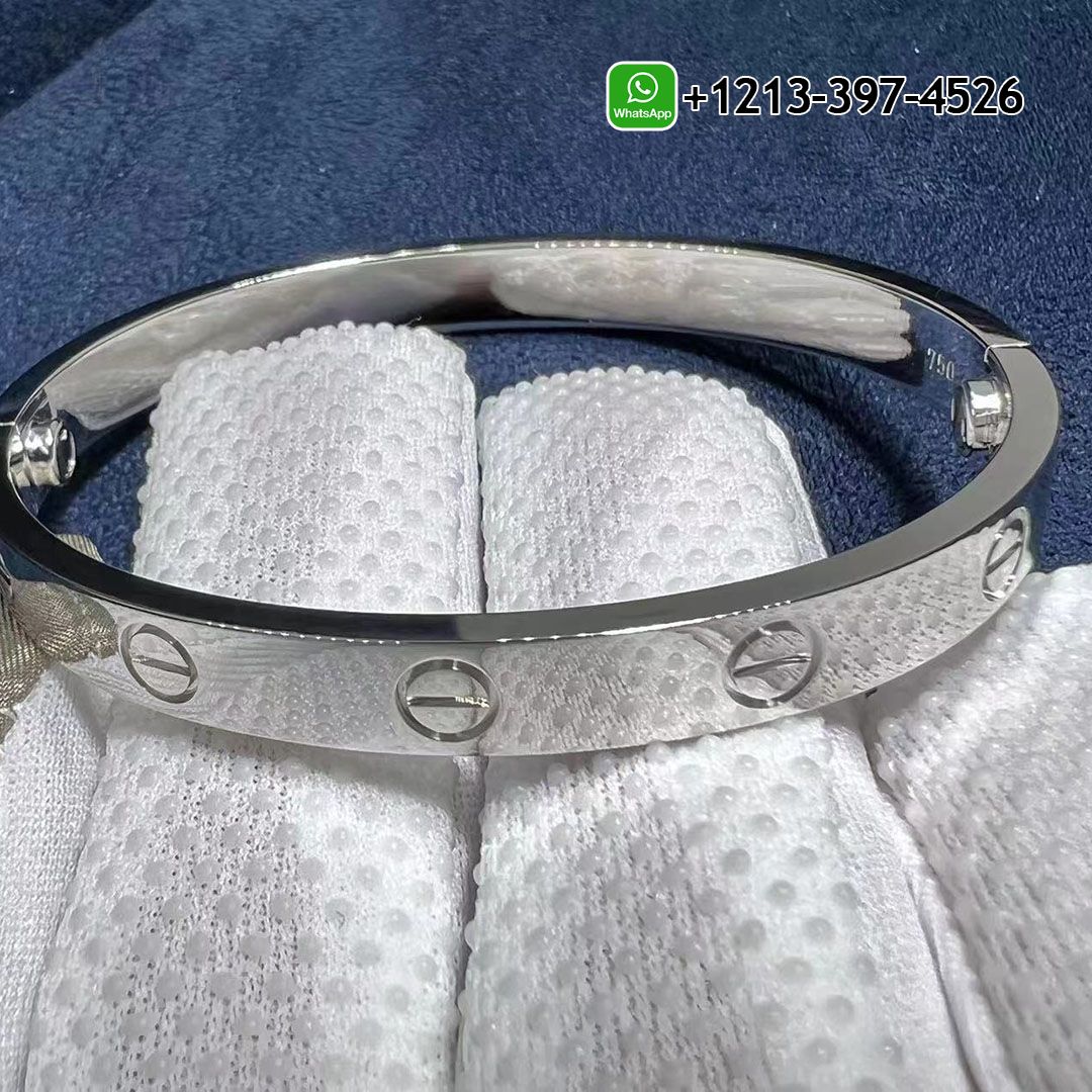 18 Karat White Gold Cartier Love Bracelet B6067617