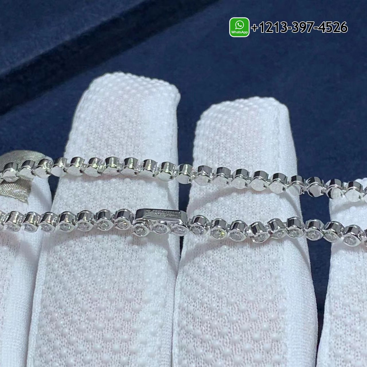 Cartier 18K White Gold Diamond C de Cartier Bracelet N6703417