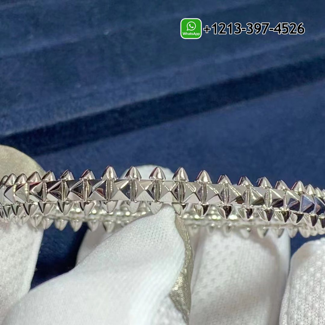 Cartier Solid 18k White Gold Clash de Cartier Medium Model Bracelet B6065717