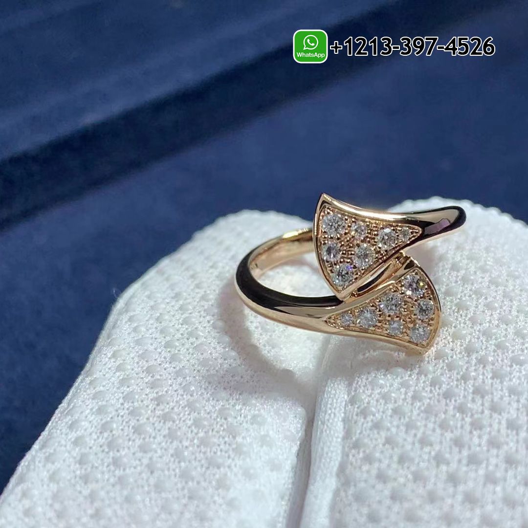 Bulgari DIVAS’ DREAM 18K Rose Gold Diamond Ring