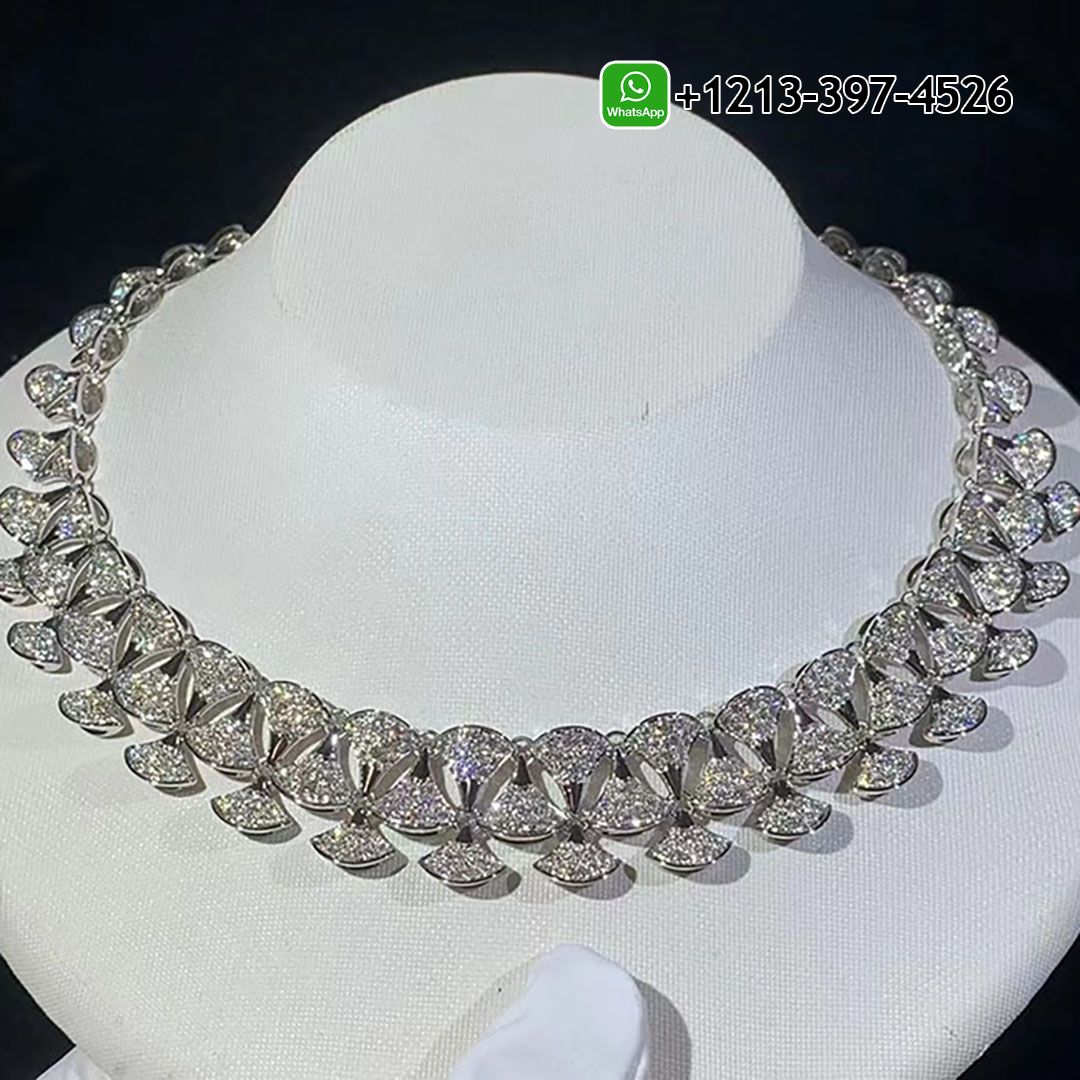 Bulgari Divas’ Dream 18K White Gold and Diamond High Jewelry Necklace