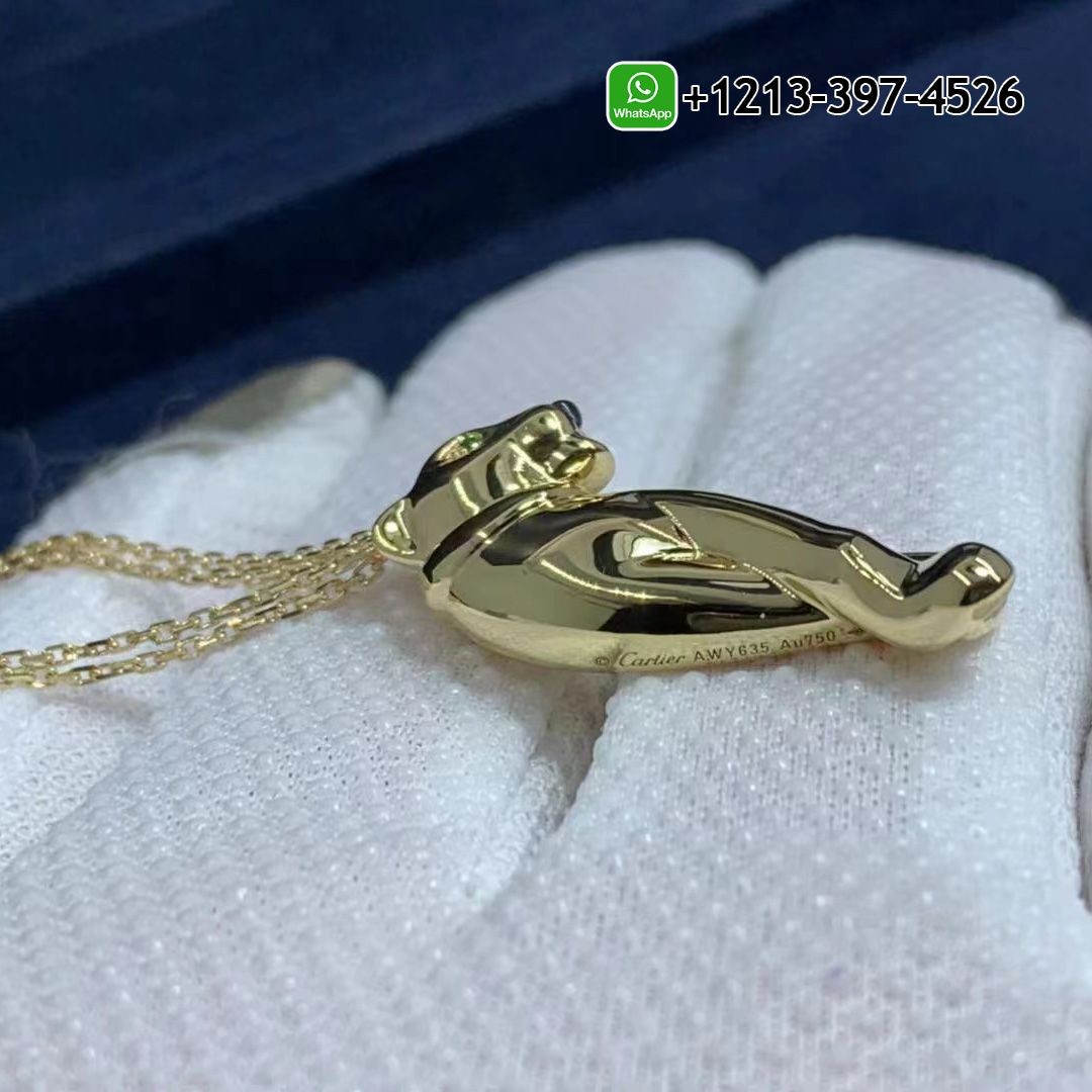 Cartier Pure 18k Yellow Gold Panthere de Cartier Pendant Necklace