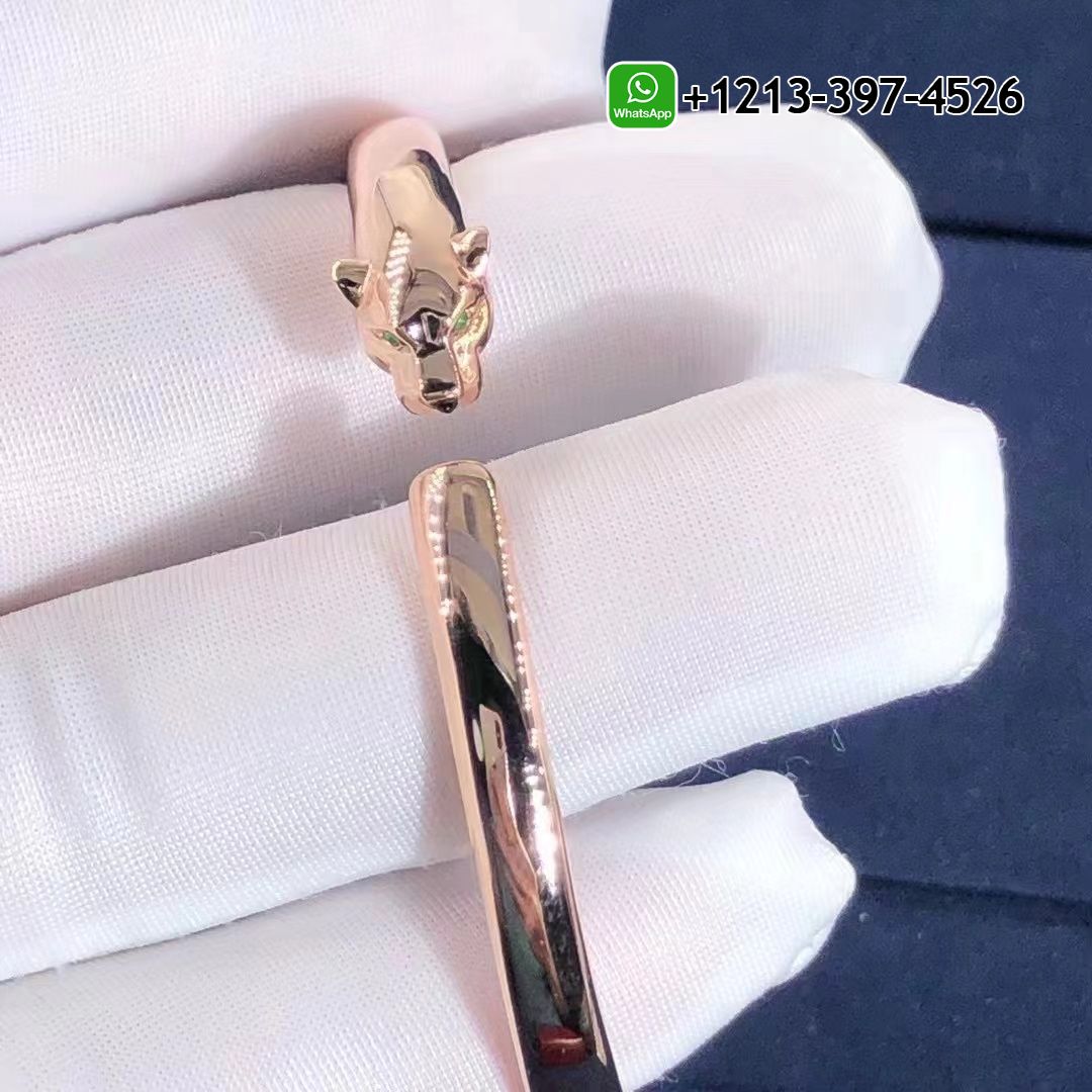 Catier Pure18K Rose Gold Small Model Panthere De Cartier Bracelet B6078417
