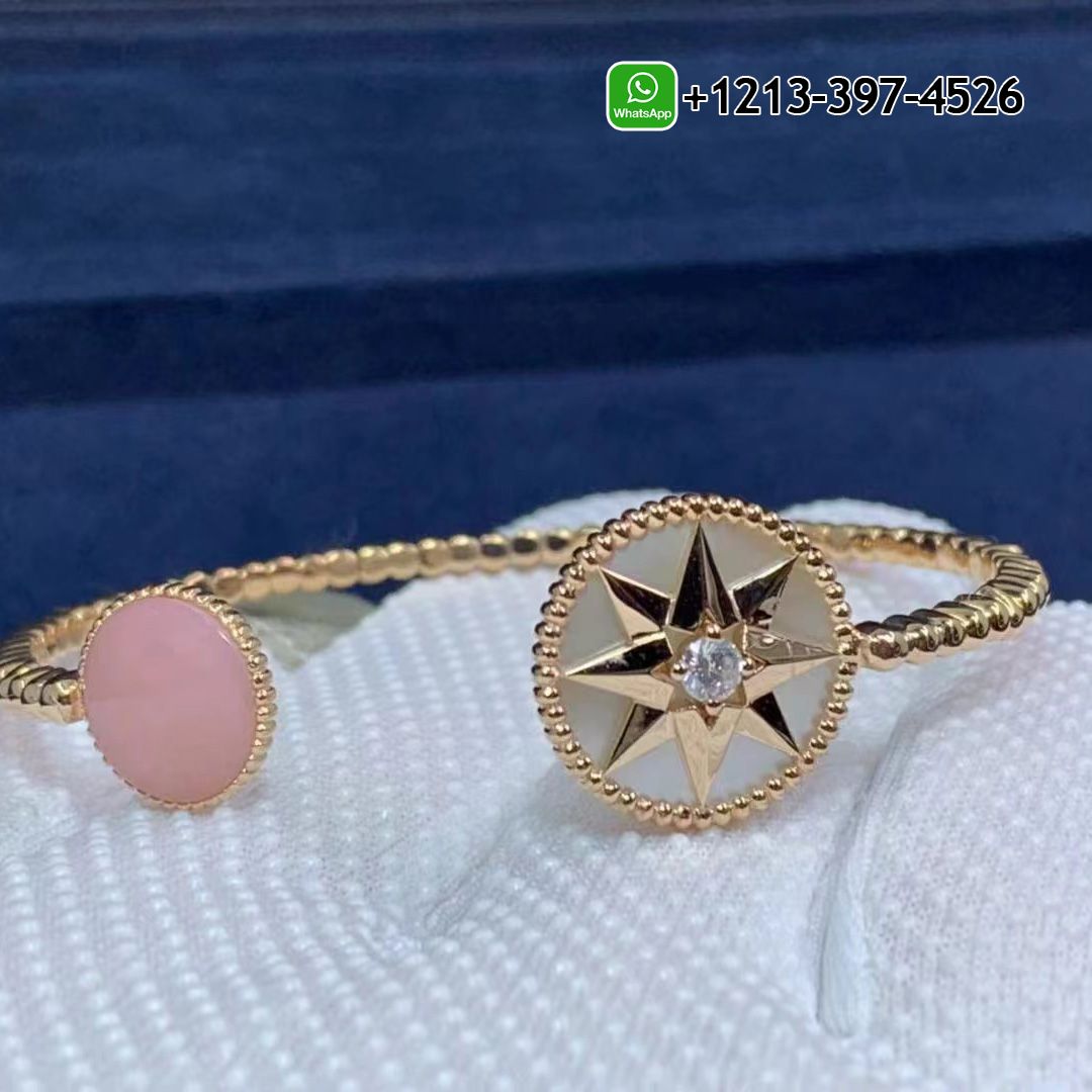 Dior 18K Mother of Pearl, Opal & Diamond Rose des Vents Bracelet JRDV95111_0000
