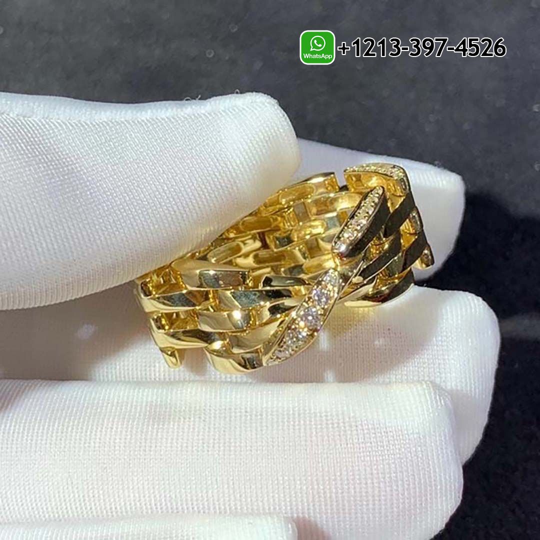 Cartier Maillon Panthère 18K Yellow Gold Ring N4721900