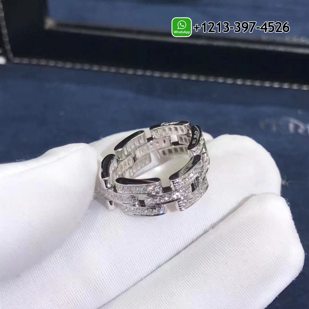 Cartier Maillon Panthere 18k White Gold Diamond Ring N4248300