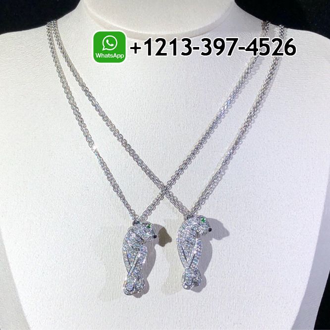 Cartier Panthere de Cartier 18k Yellow Gold Diamond Pendant Necklace N7219900