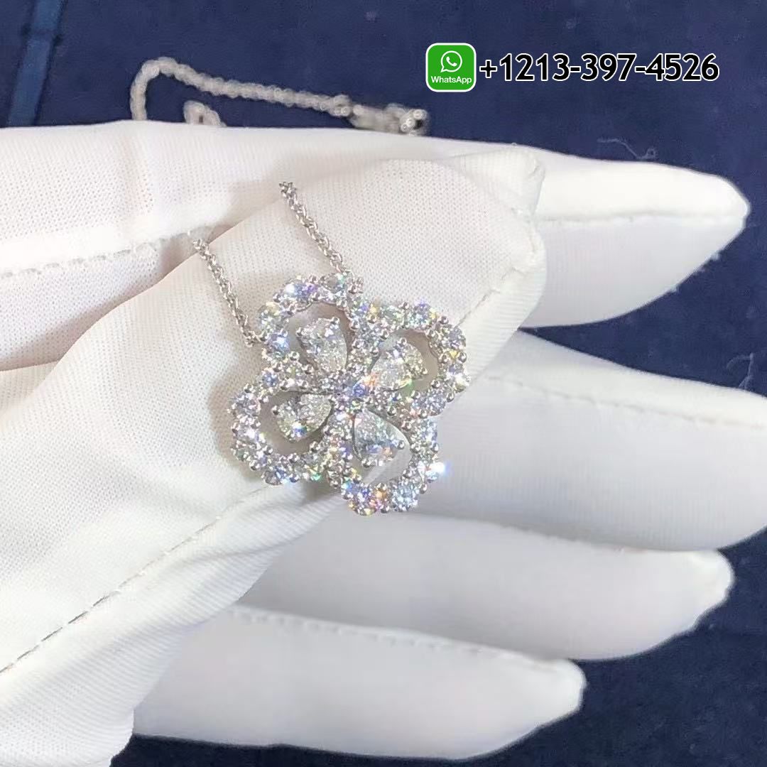 Harry Winston Diamond Loop by Harry Winston Full Motif Diamond Pendant Necklace PEDPRPMEL4C