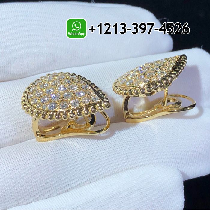 Boucheron Serpent Bohème 18K Yellow Gold Ear Clips L Motif – JCO01287