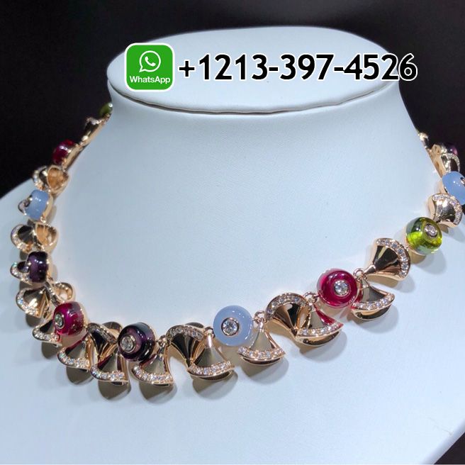 Bvlgari Divas Dream Diamond 18K Rose Gold High Jewellery Necklace