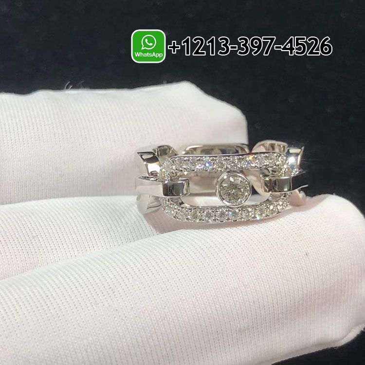 Messika Move Link 18K White Gold Diamond Ring 12728-WG