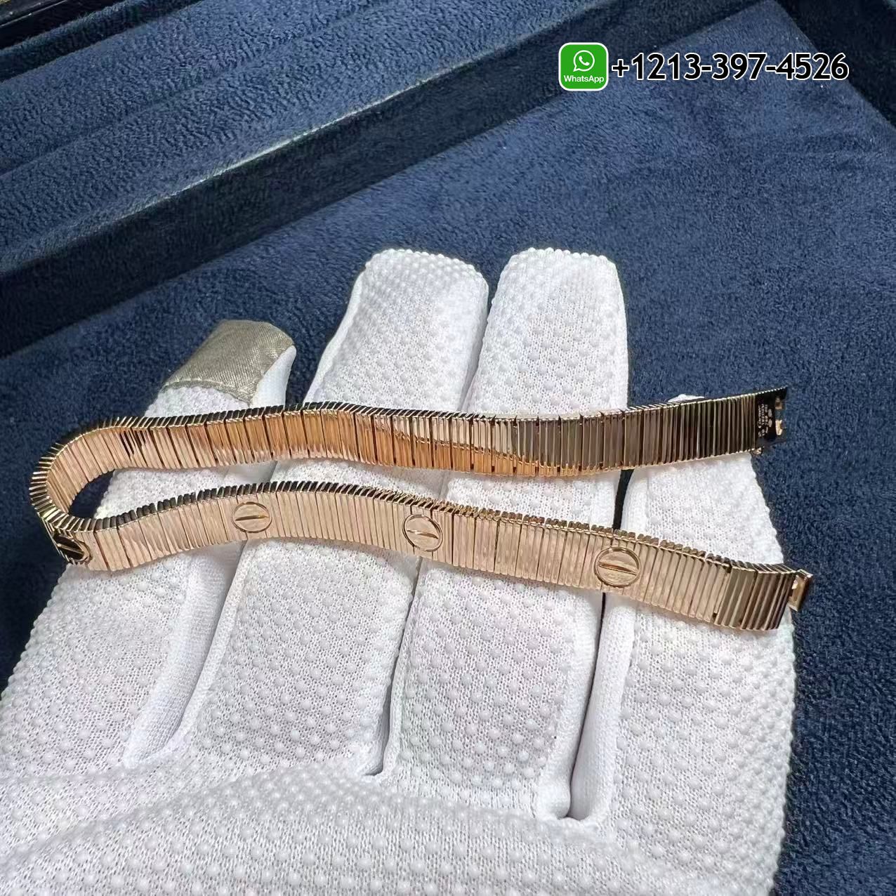 Cartier LOVE Unlimited Flexible Solid 18k Rose Gold Bracelet B6088117
