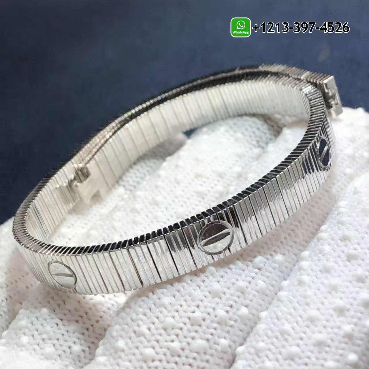 Cartier LOVE Unlimited Flexible Bracelet in 18k White Gold B6089717